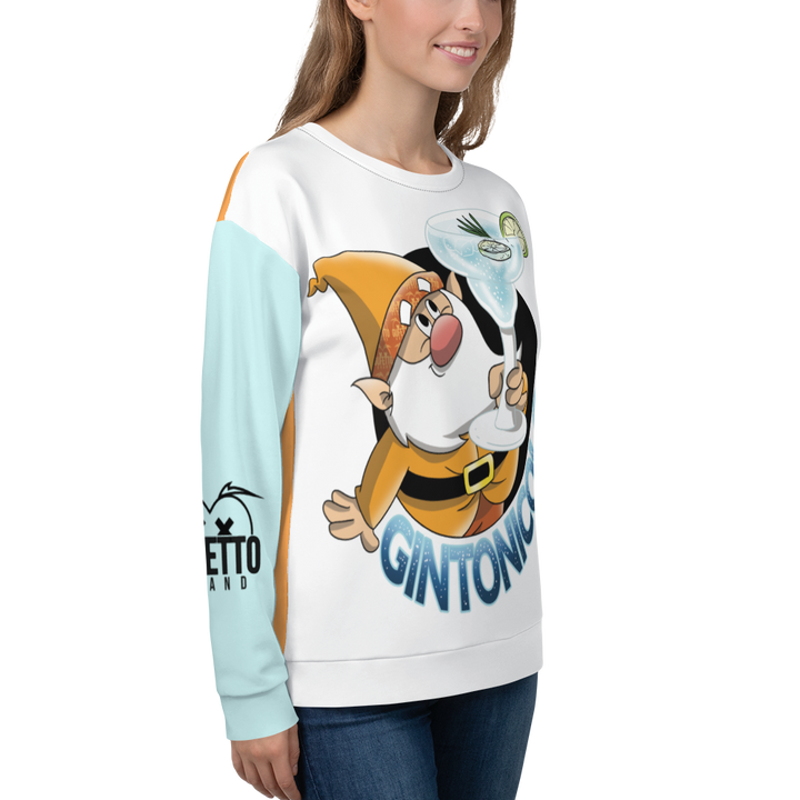 Felpa unisex Uomo/Donna GINTONICOLO - Gufetto Brand 