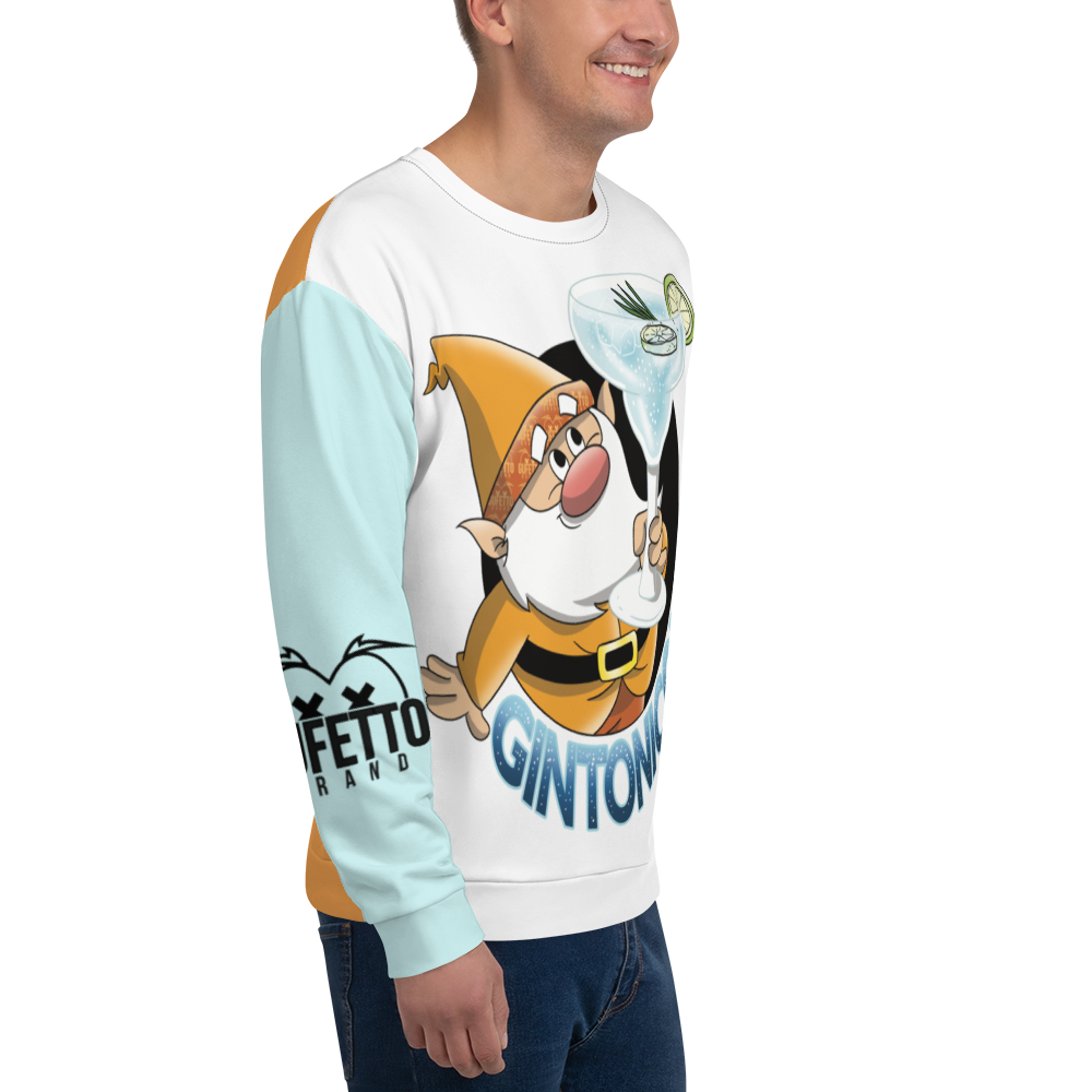 Felpa unisex Uomo/Donna GINTONICOLO - Gufetto Brand 