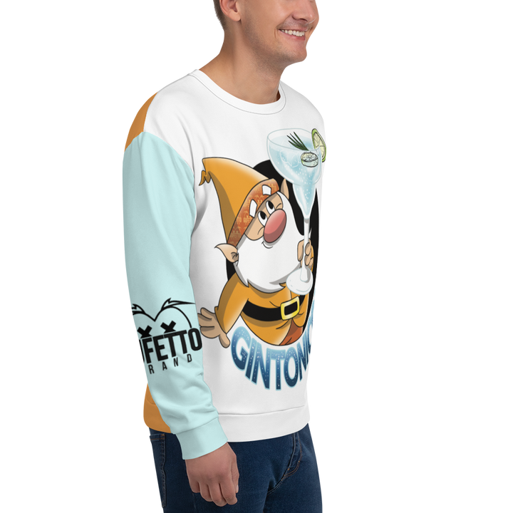 Felpa unisex Uomo/Donna GINTONICOLO - Gufetto Brand 