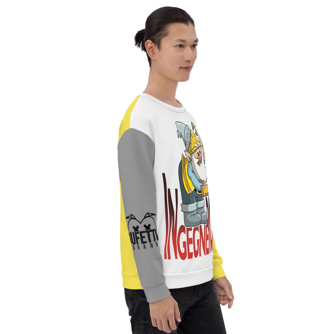 Felpa unisex Uomo/Donna INGEGNEROLO - Gufetto Brand 
