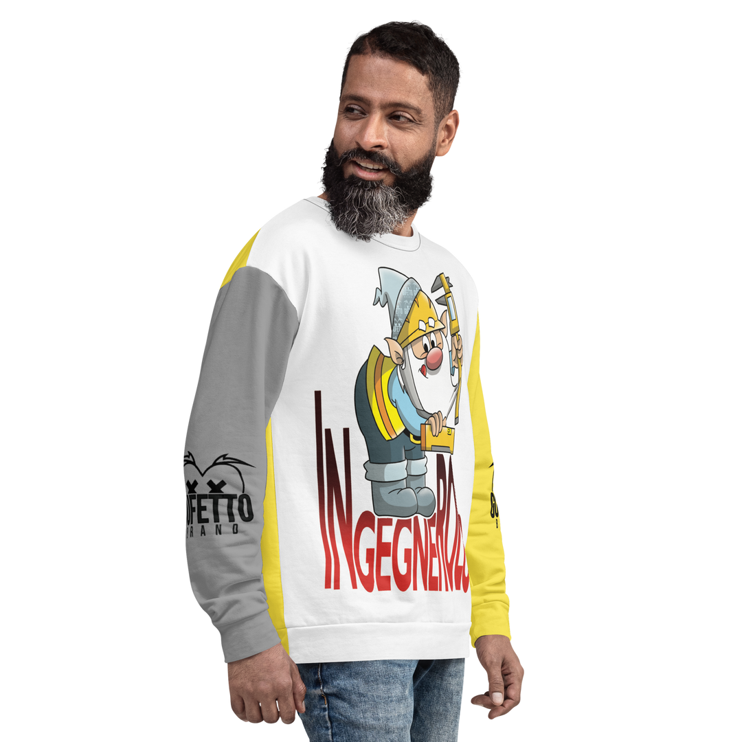 Felpa unisex Uomo/Donna INGEGNEROLO - Gufetto Brand 