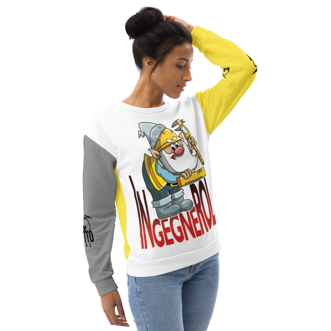 Felpa unisex Uomo/Donna INGEGNEROLO - Gufetto Brand 