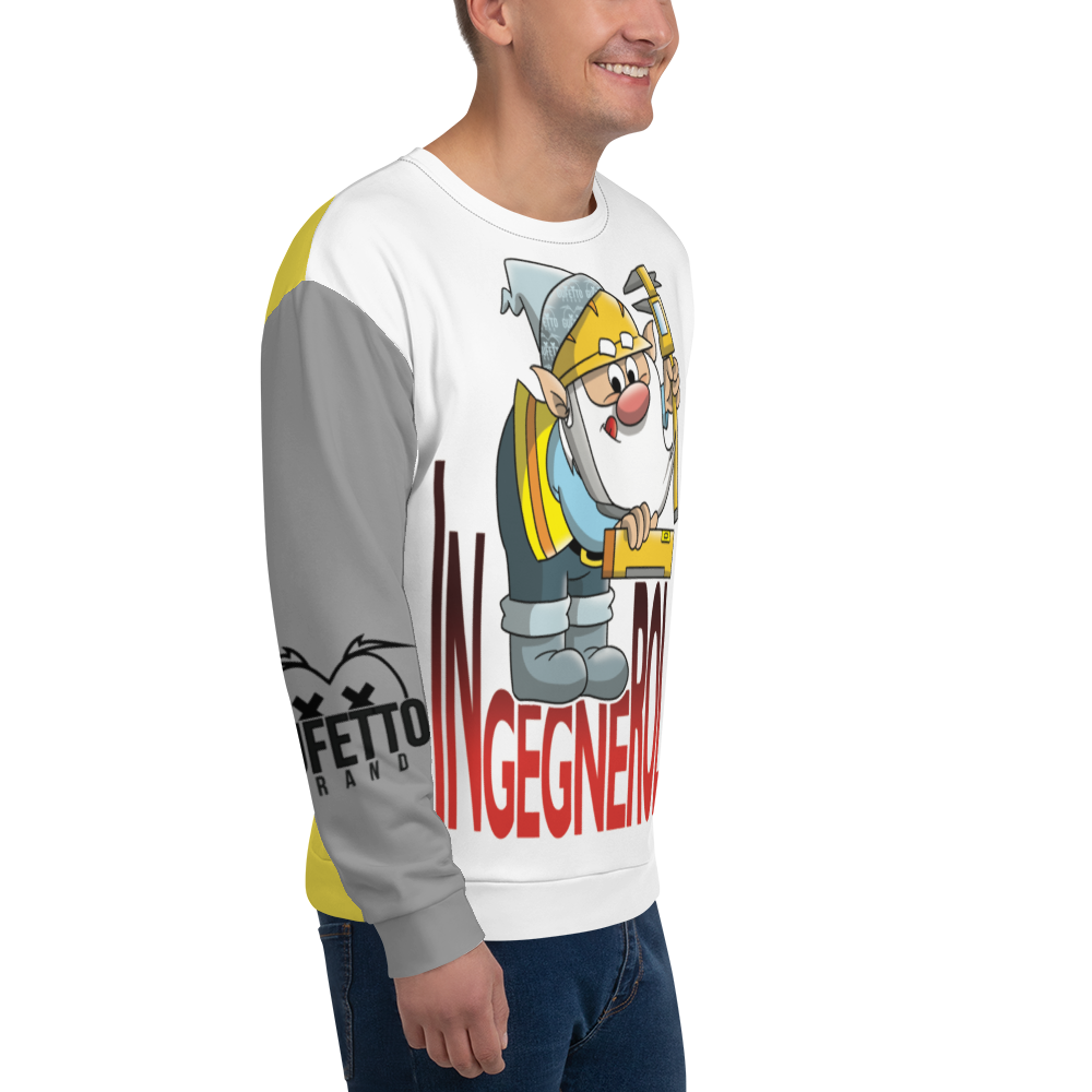 Felpa unisex Uomo/Donna INGEGNEROLO - Gufetto Brand 