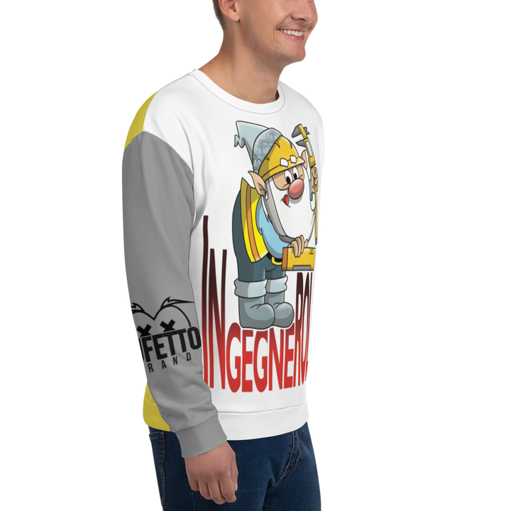 Felpa unisex Uomo/Donna INGEGNEROLO - Gufetto Brand 