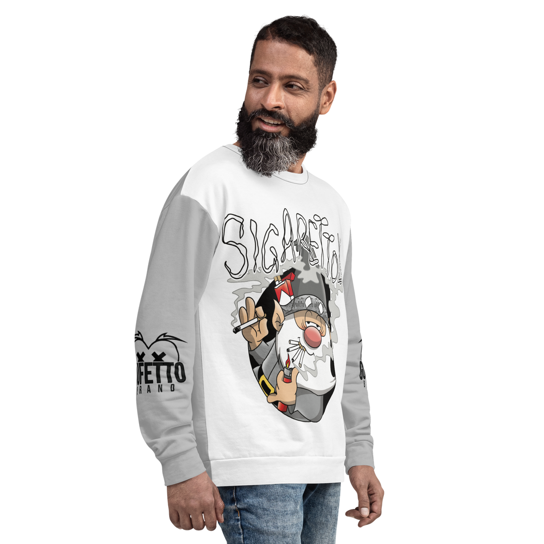 Felpa unisex Uomo/Donna SIGARETTOLO - Gufetto Brand 