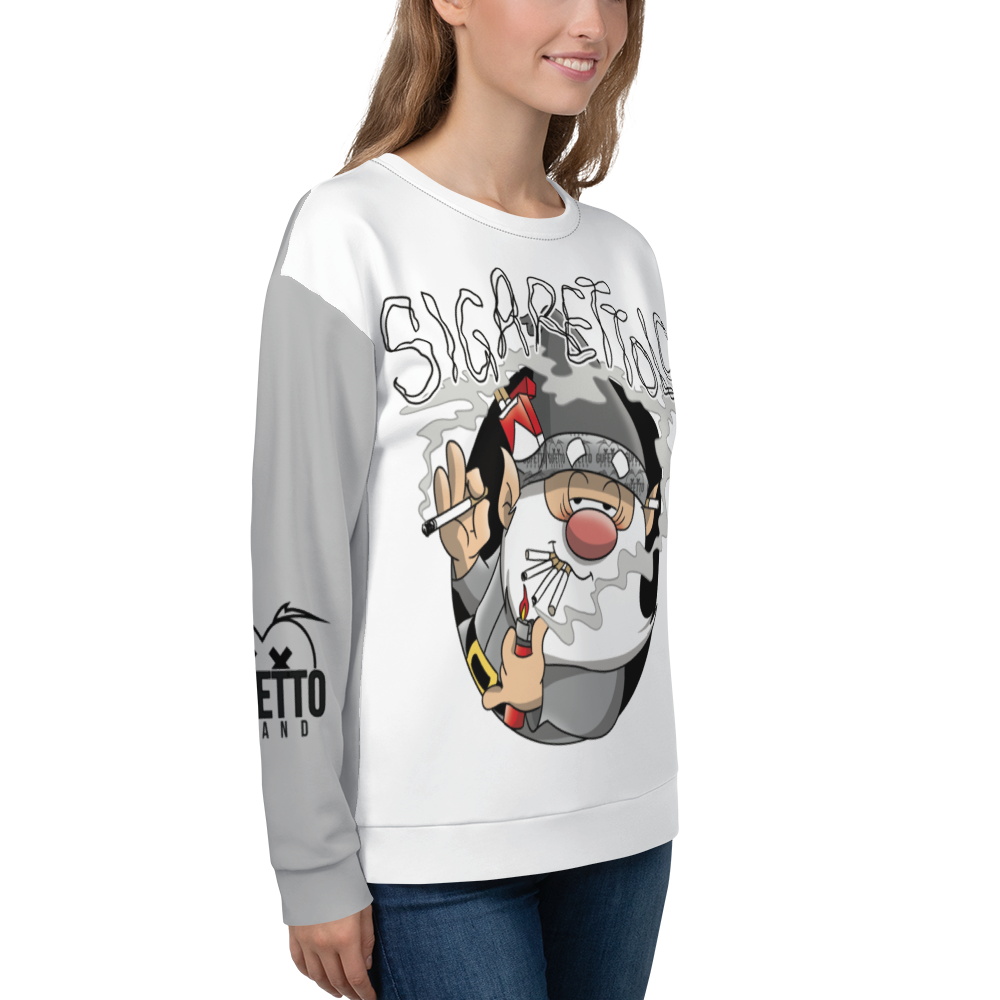 Felpa unisex Uomo/Donna SIGARETTOLO - Gufetto Brand 