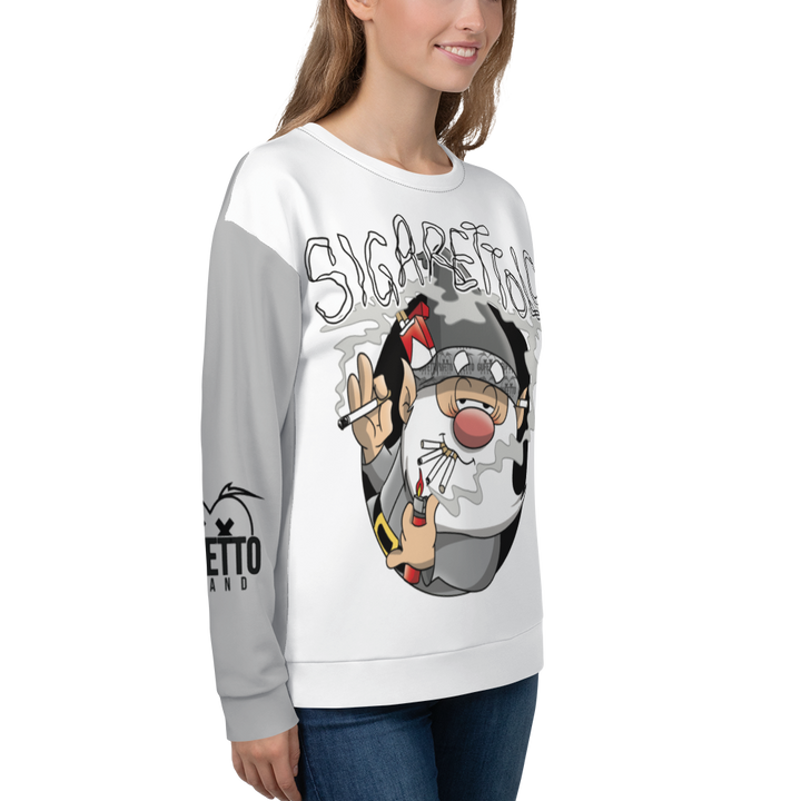 Felpa unisex Uomo/Donna SIGARETTOLO - Gufetto Brand 
