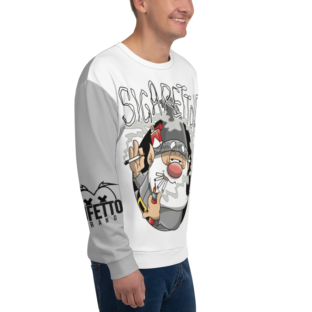 Felpa unisex Uomo/Donna SIGARETTOLO - Gufetto Brand 