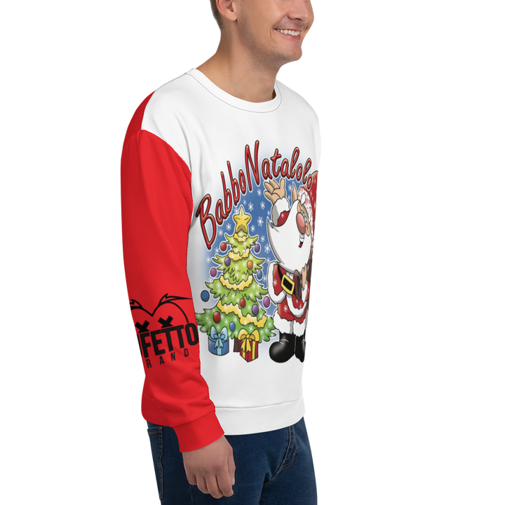 Felpa unisex Uomo/Donna BABBO NATALOLO - Gufetto Brand 