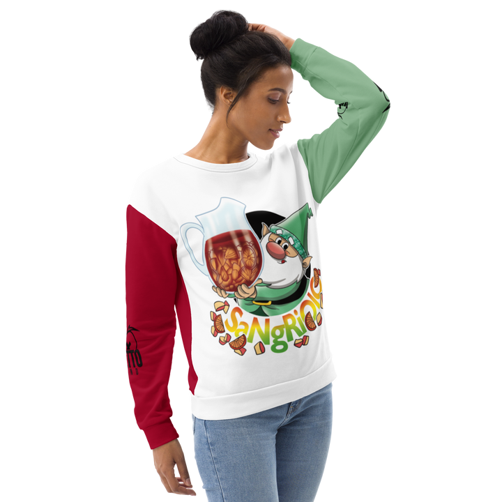 Felpa unisex Uomo/Donna SANGRIOLO - Gufetto Brand 