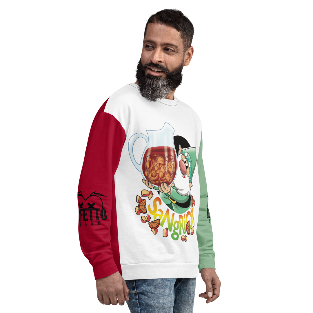 Felpa unisex Uomo/Donna SANGRIOLO - Gufetto Brand 