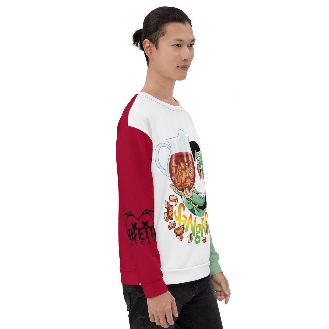 Felpa unisex Uomo/Donna SANGRIOLO - Gufetto Brand 