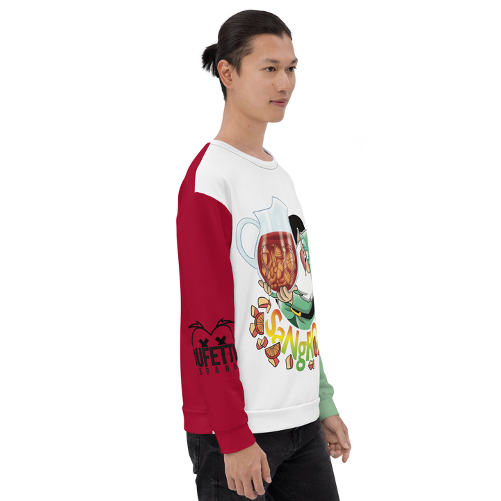 Felpa unisex Uomo/Donna SANGRIOLO - Gufetto Brand 