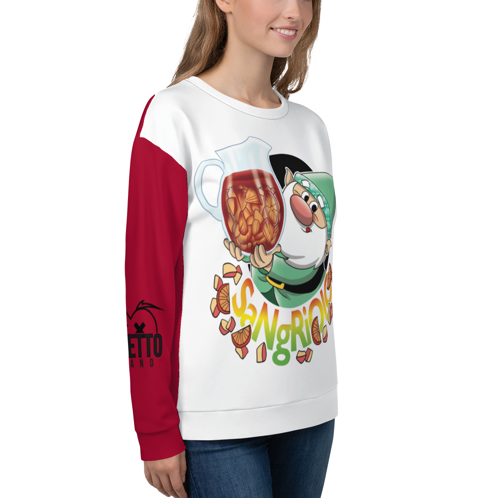 Felpa unisex Uomo/Donna SANGRIOLO - Gufetto Brand 