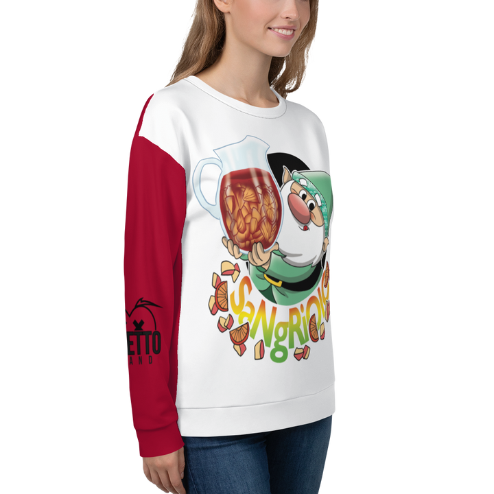 Felpa unisex Uomo/Donna SANGRIOLO - Gufetto Brand 