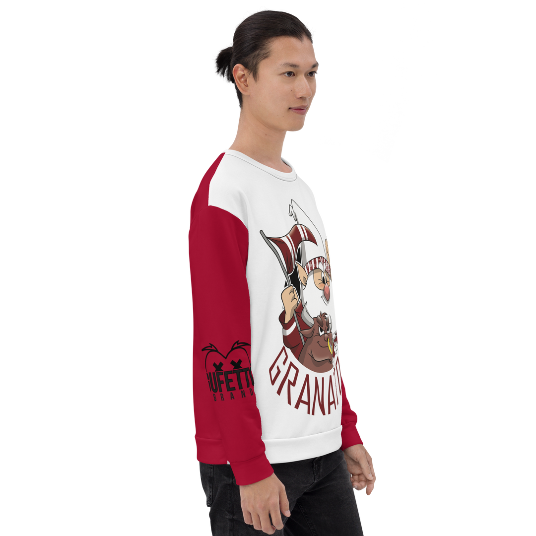 Felpa unisex Uomo/Donna GRANATOLO - Gufetto Brand 