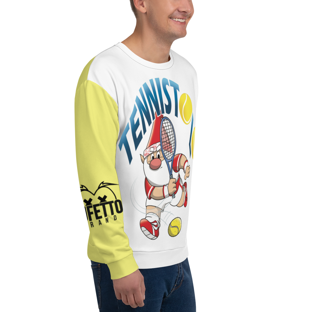 Felpa unisex Uomo/Donna TENNISTOLO - Gufetto Brand 