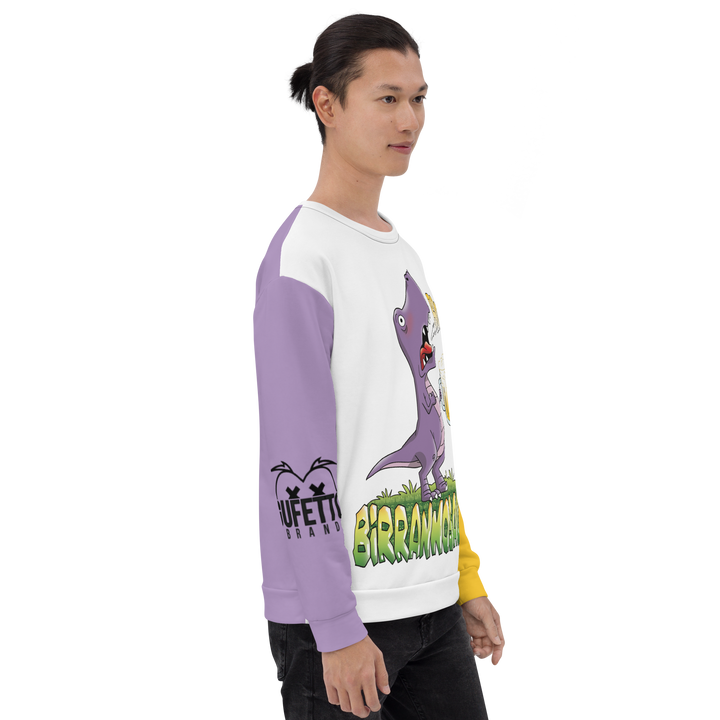 Felpa unisex Uomo/Donna BIRRANNOSAURO - Gufetto Brand 