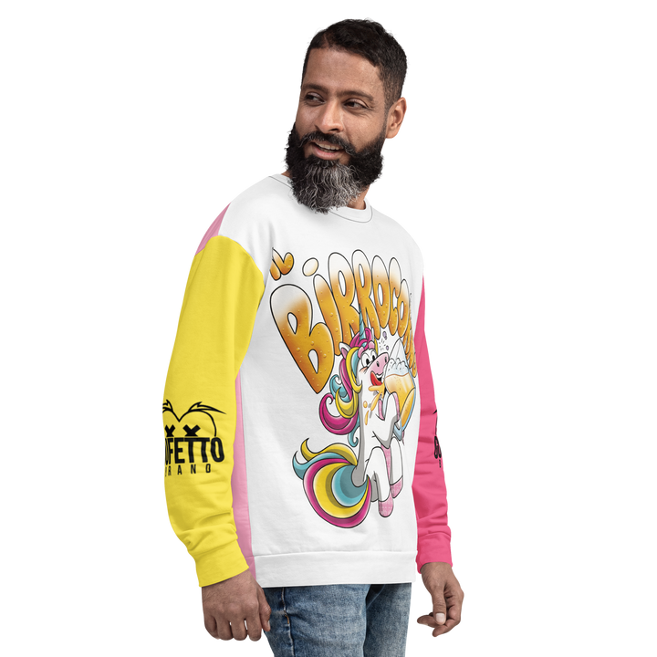 Felpa unisex Uomo/Donna IL BIRROCORNO - Gufetto Brand 