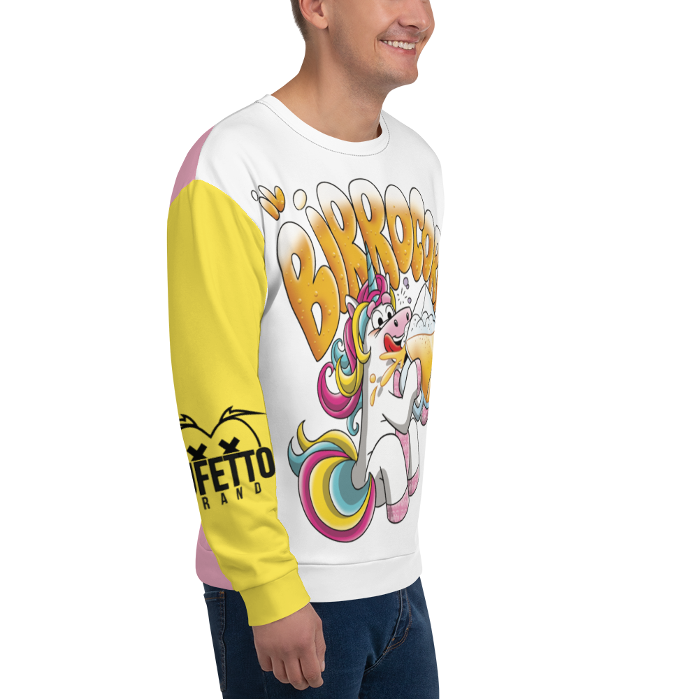 Felpa unisex Uomo/Donna IL BIRROCORNO - Gufetto Brand 