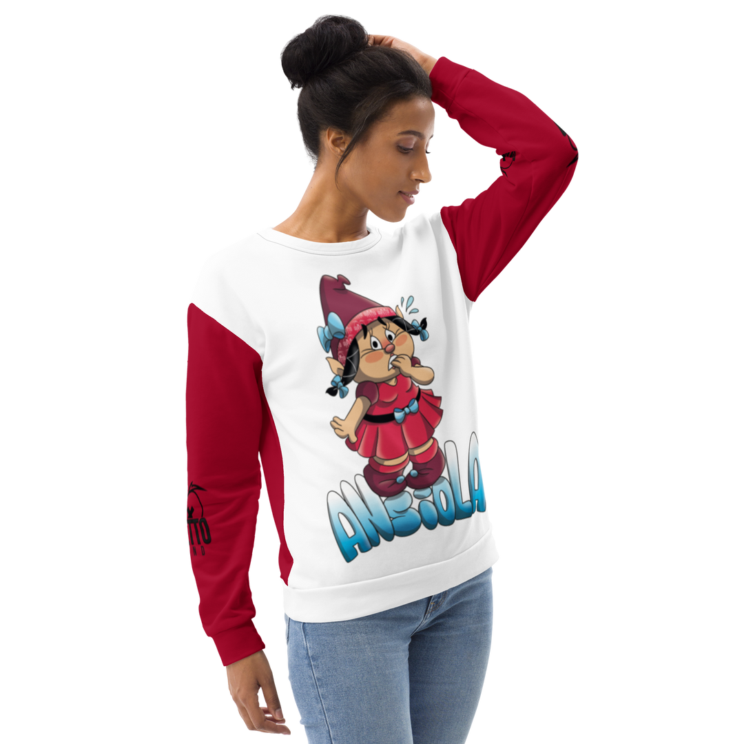 Felpa unisex Uomo/Donna ANSIOLA - Gufetto Brand 