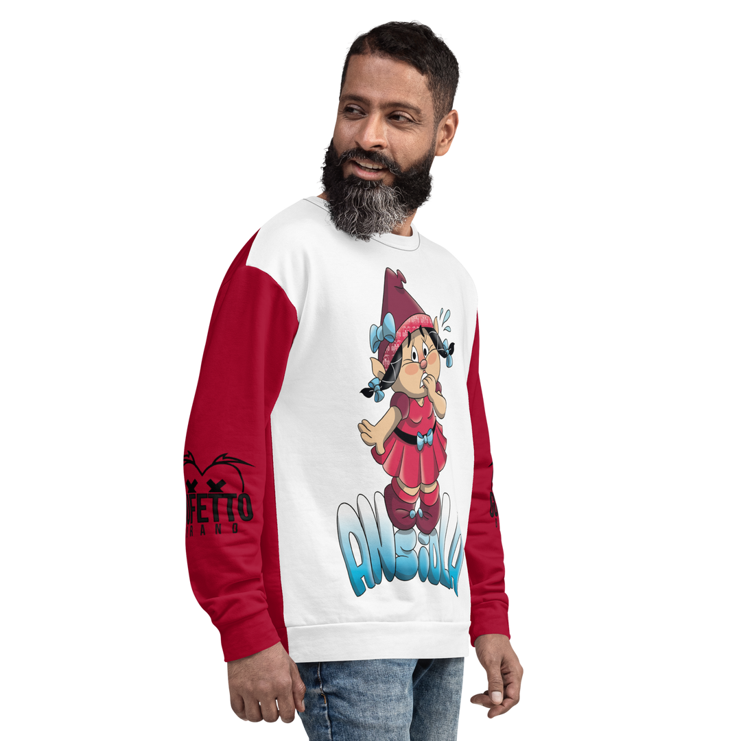 Felpa unisex Uomo/Donna ANSIOLA - Gufetto Brand 