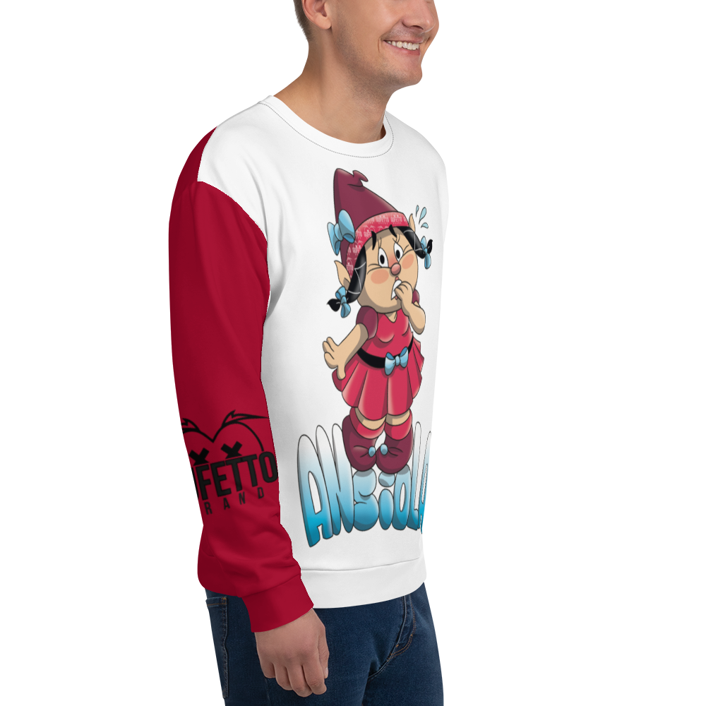 Felpa unisex Uomo/Donna ANSIOLA - Gufetto Brand 