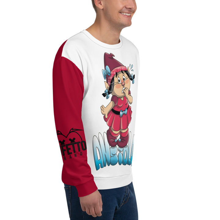 Felpa unisex Uomo/Donna ANSIOLA - Gufetto Brand 
