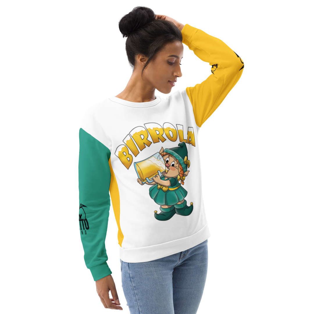 Felpa unisex Uomo/Donna BIRROLA - Gufetto Brand 