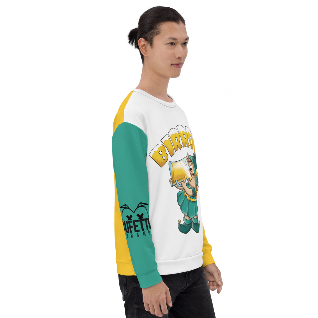 Felpa unisex Uomo/Donna BIRROLA - Gufetto Brand 