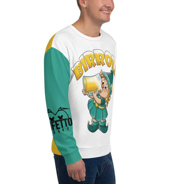 Felpa unisex Uomo/Donna BIRROLA - Gufetto Brand 