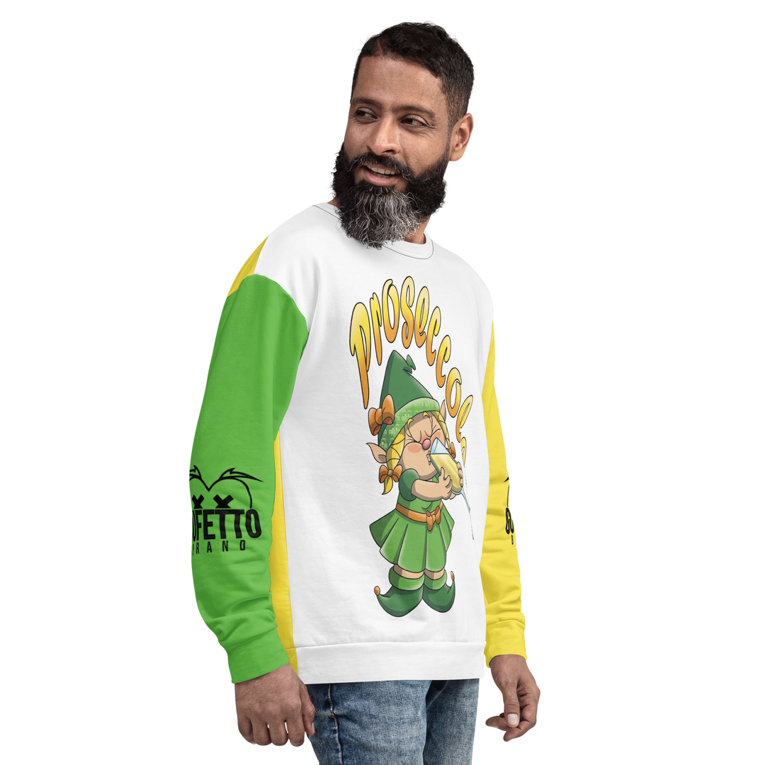 Felpa unisex Uomo/Donna PROSECCOLA - Gufetto Brand 