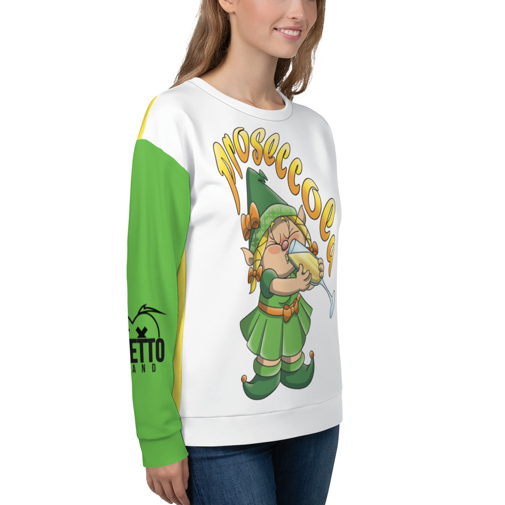 Felpa unisex Uomo/Donna PROSECCOLA - Gufetto Brand 