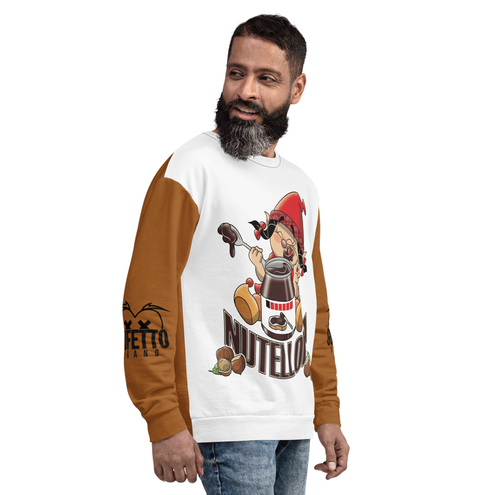 Felpa unisex Uomo/Donna NUTELLOLA - Gufetto Brand 