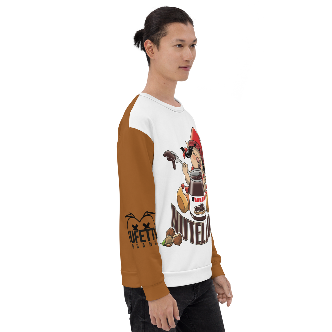 Felpa unisex Uomo/Donna NUTELLOLA - Gufetto Brand 