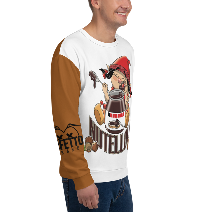 Felpa unisex Uomo/Donna NUTELLOLA - Gufetto Brand 