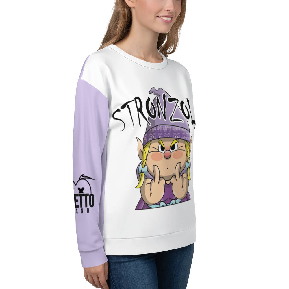 Felpa unisex Uomo/Donna STRONZOLA - Gufetto Brand 