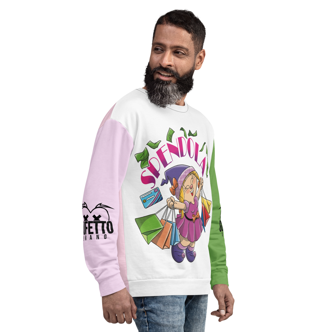 Felpa unisex Uomo/Donna SPENDOLA - Gufetto Brand 