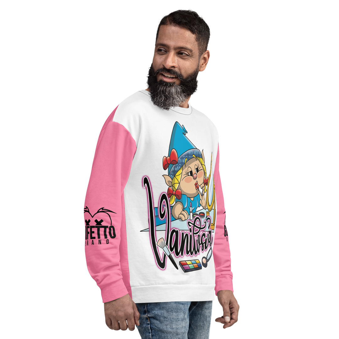 Felpa unisex Uomo/Donna VANITOSOLA - Gufetto Brand 
