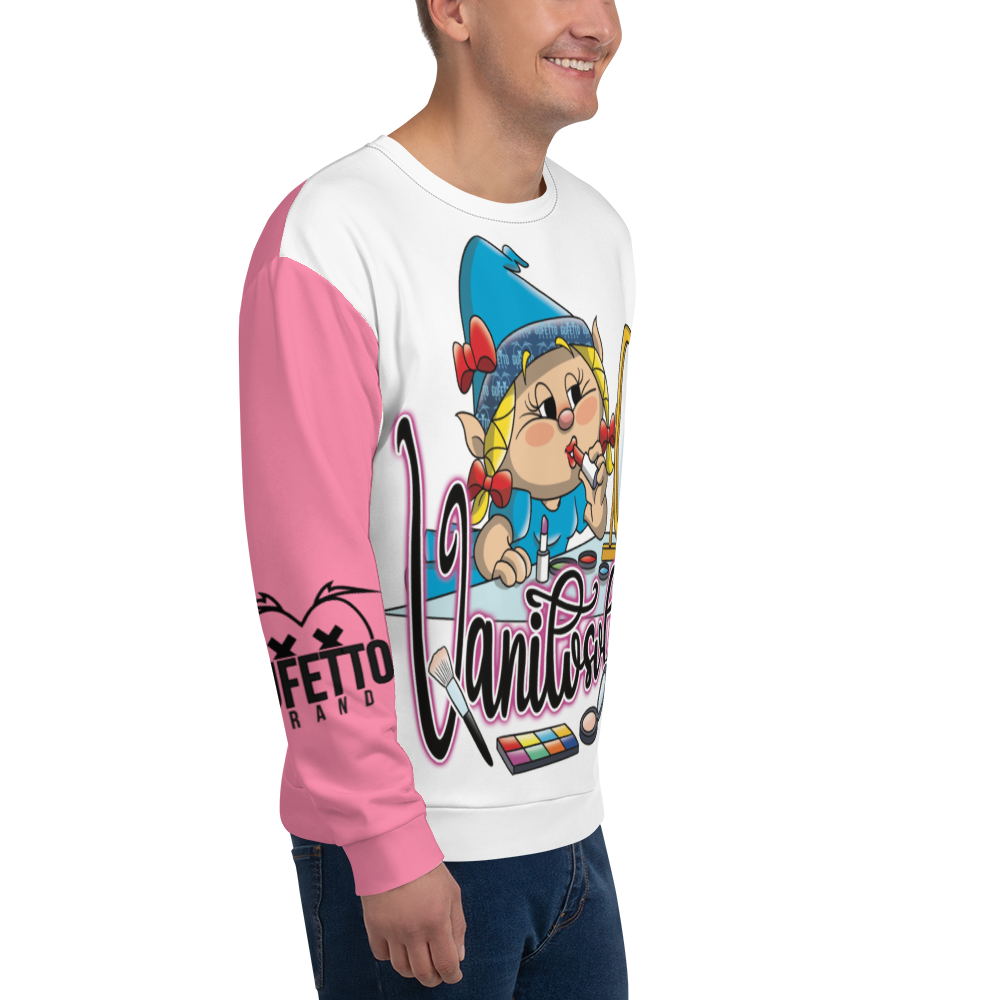 Felpa unisex Uomo/Donna VANITOSOLA - Gufetto Brand 
