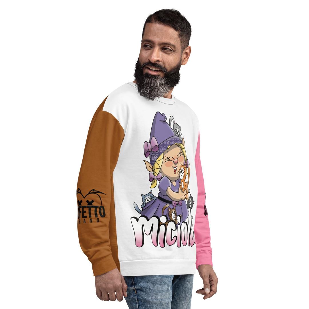 Felpa unisex Uomo/Donna MICIOLA - Gufetto Brand 