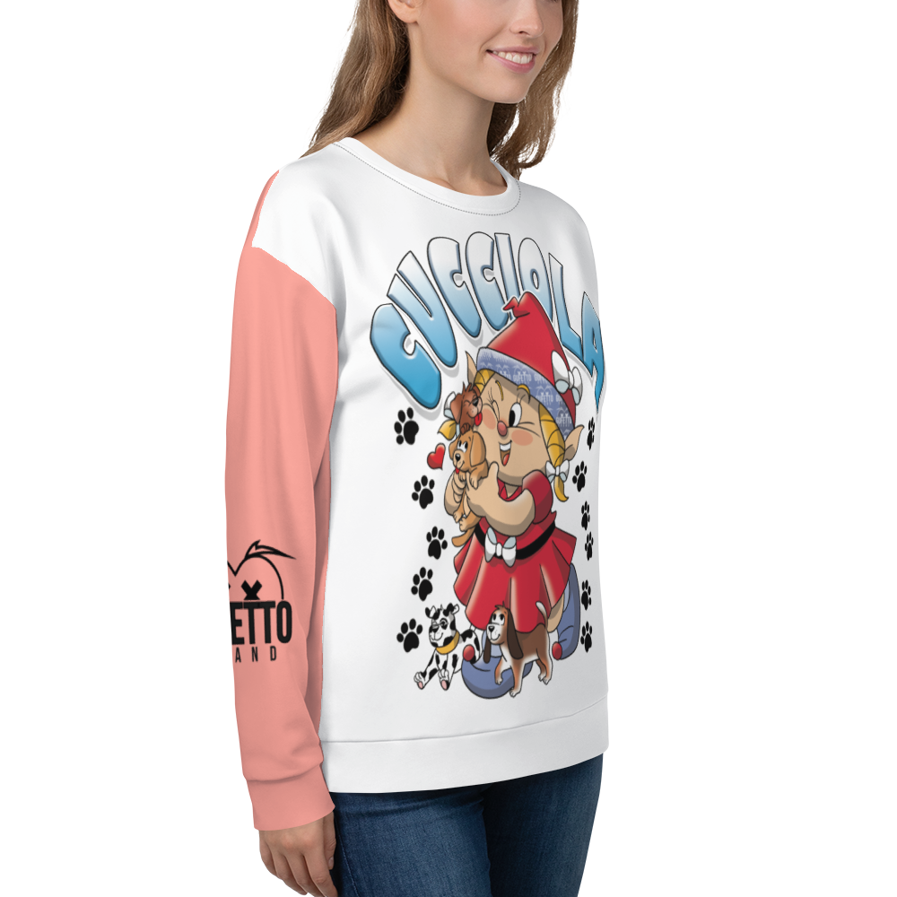 Felpa unisex Uomo/Donna CUCCIOLA - Gufetto Brand 