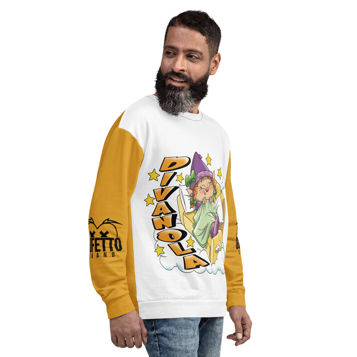 Felpa unisex Uomo/Donna DIVANOLA - Gufetto Brand 