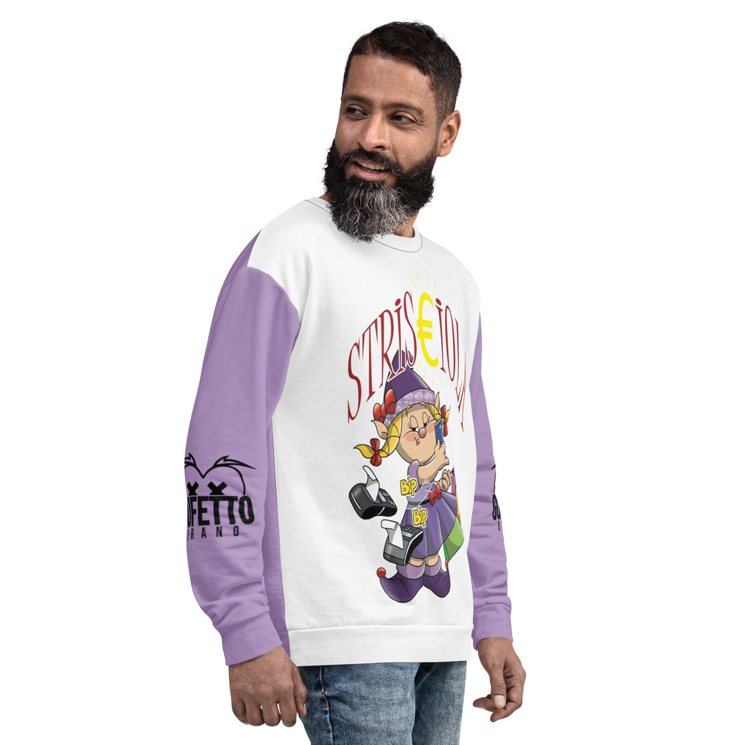 Felpa unisex Uomo/Donna STRISCIOLA - Gufetto Brand 