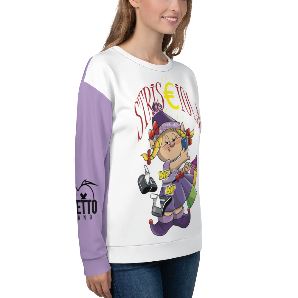 Felpa unisex Uomo/Donna STRISCIOLA - Gufetto Brand 