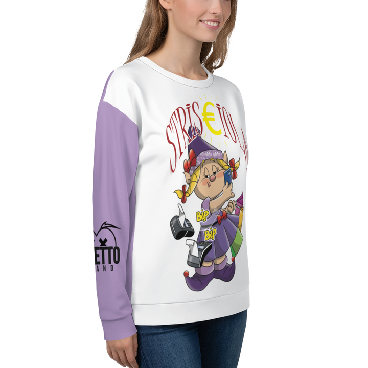 Felpa unisex Uomo/Donna STRISCIOLA - Gufetto Brand 