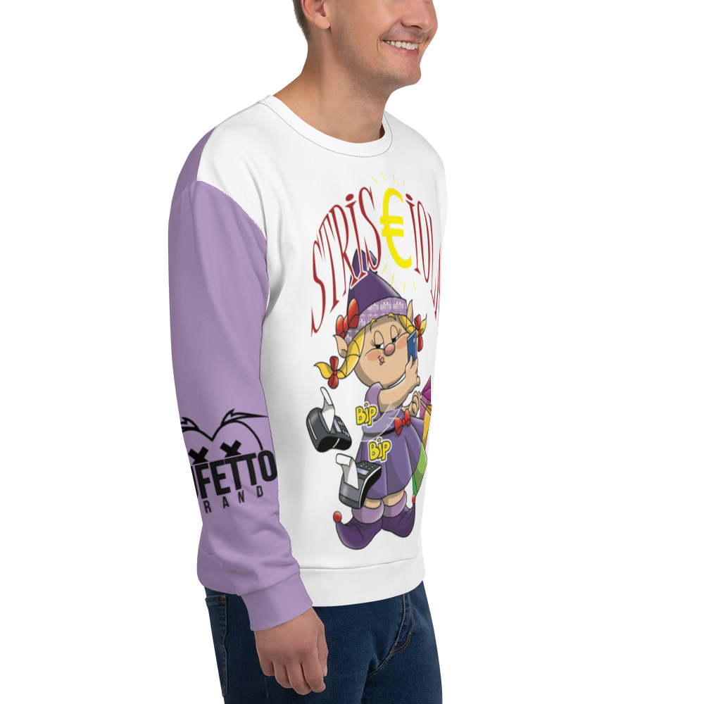 Felpa unisex Uomo/Donna STRISCIOLA - Gufetto Brand 