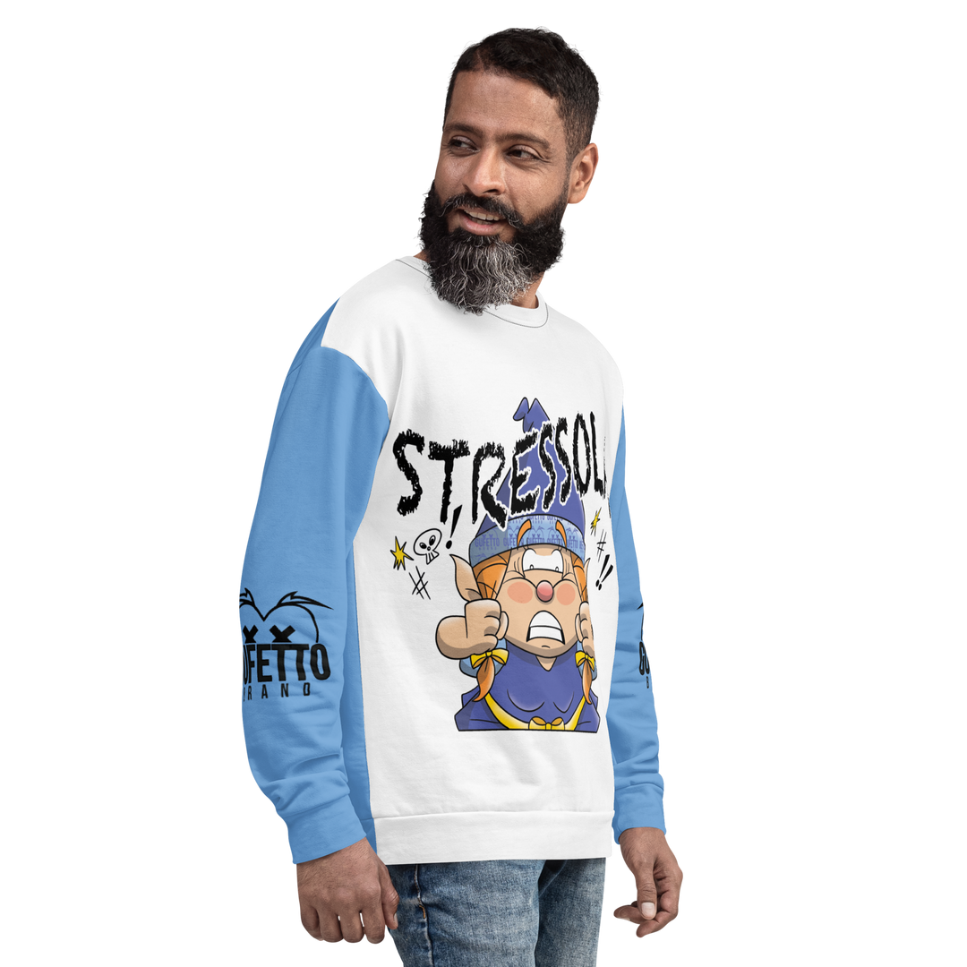 Felpa unisex Uomo/Donna Stressola - Gufetto Brand 