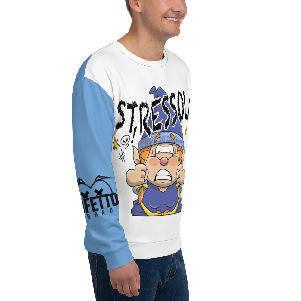 Felpa unisex Uomo/Donna Stressola - Gufetto Brand 