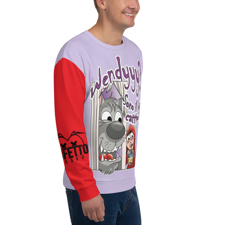 Felpa unisex Uomo/Donna WENDY - Gufetto Brand 